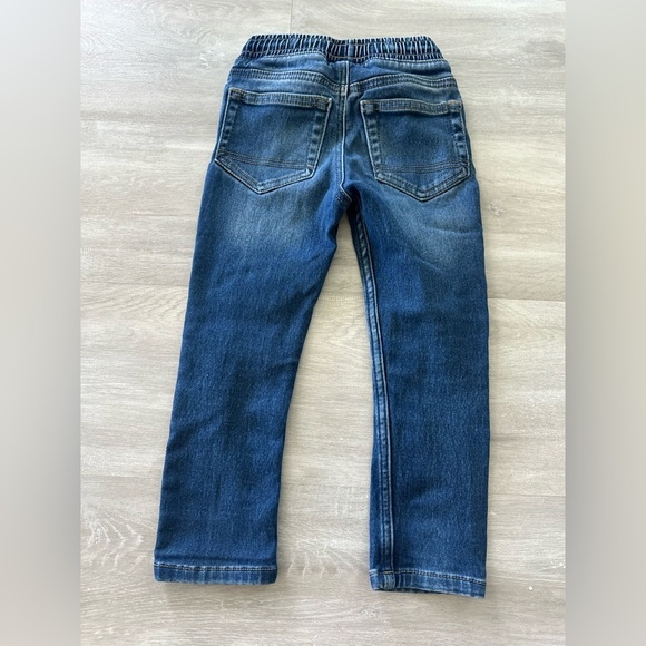 Cat & Jack Size 3T Straight Stretch Blue Jeans Adjustable Waist unisex - Picture 5 of 8